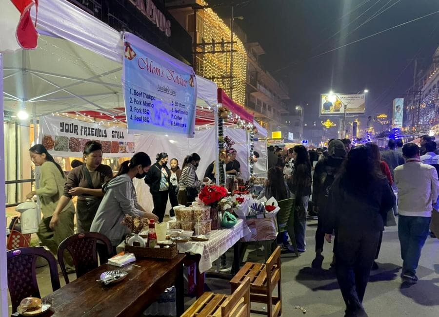 13th Dimapur Night Carnival kicks off at Clock Tower