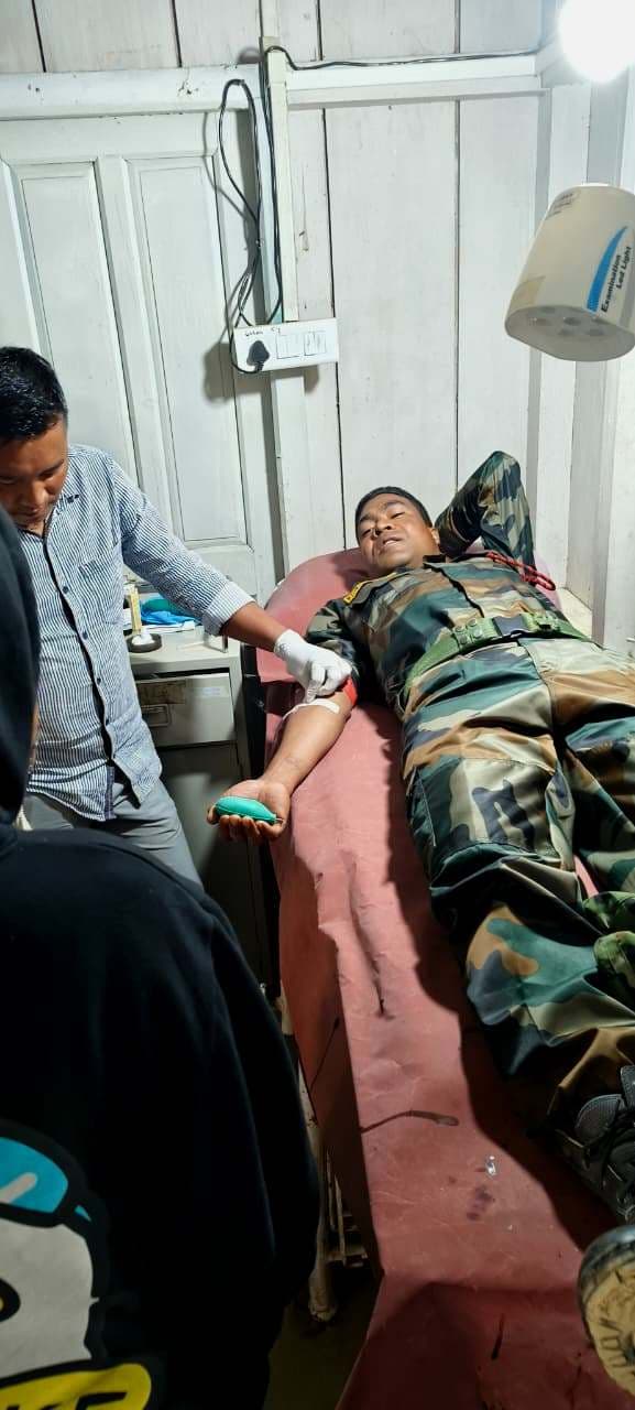 Assam Rifles donates blood, saves lives in Meluri & Phek