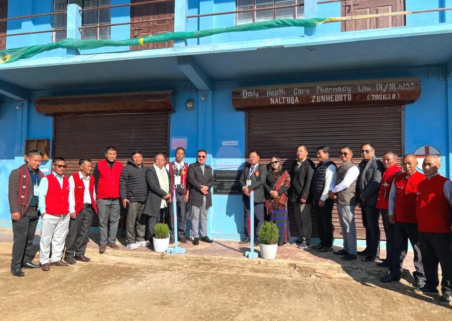 Nagaland Deputy Speaker Yeptho inaugurates multipurpose hall at Naltoqa