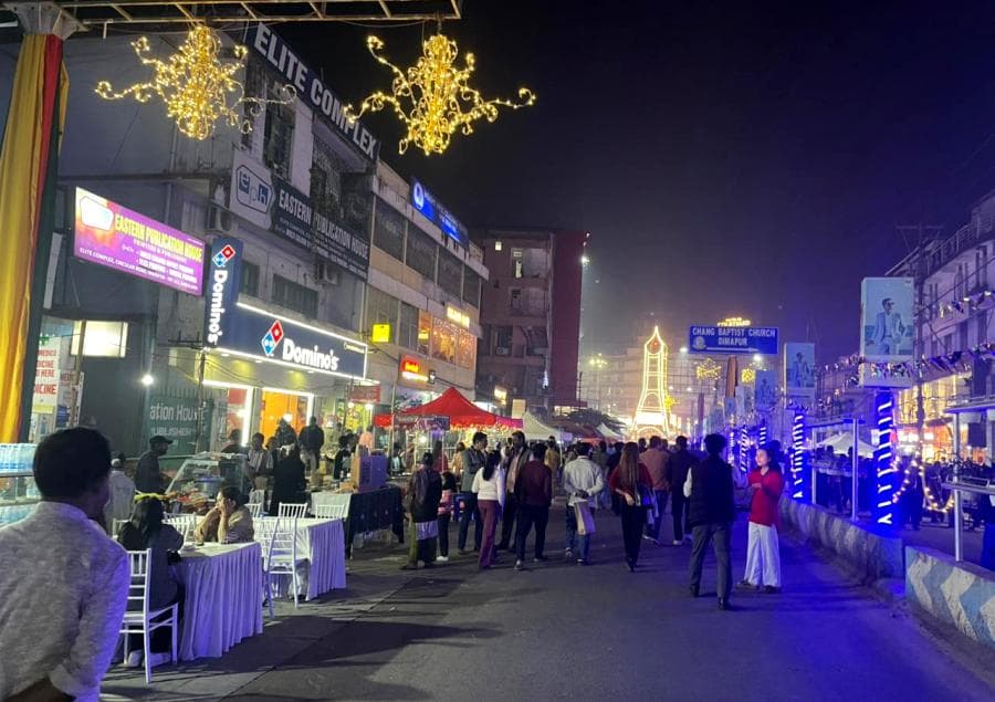 13th Dimapur Night Carnival kicks off at Clock Tower