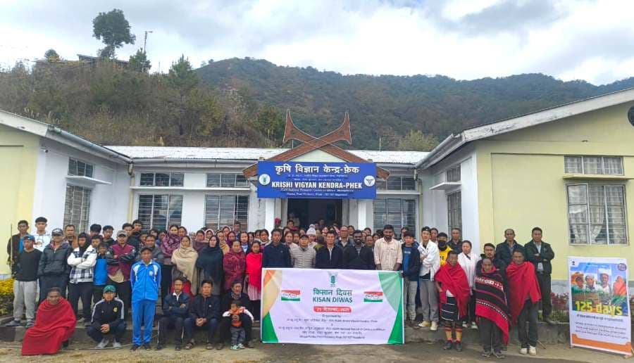 Empowering farmers: KVK Phek celebrates Kisan Diwas