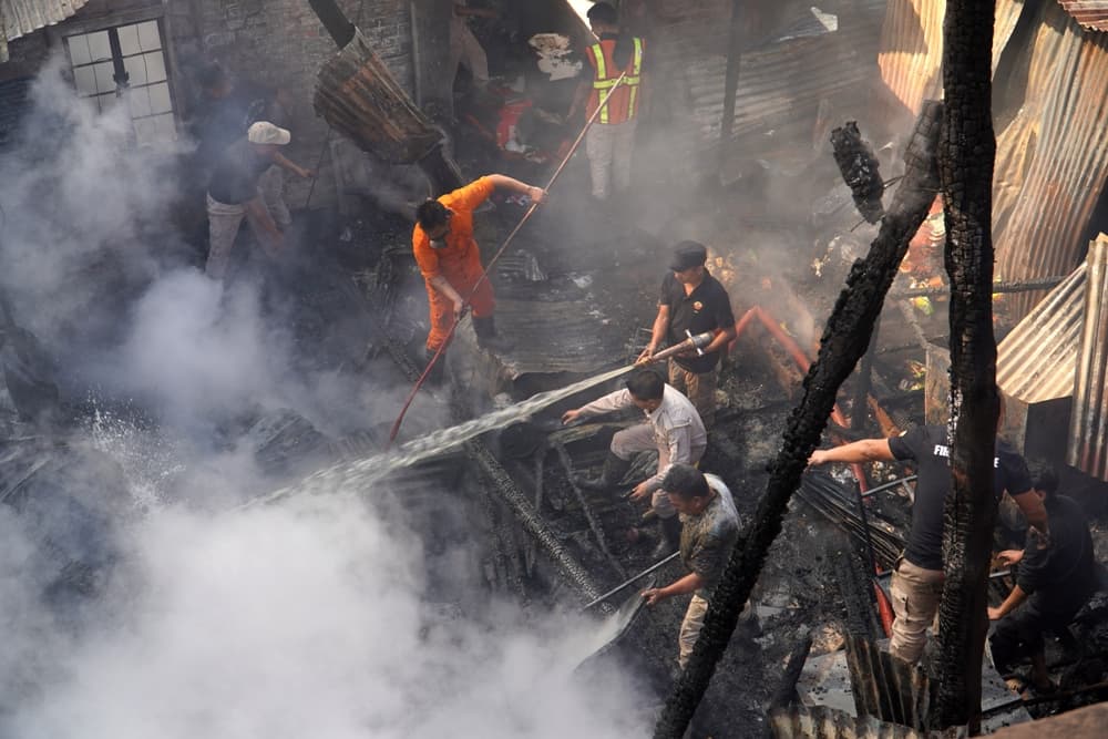 Fire leaves trail of damage along Kohima’s NH-29 stretch