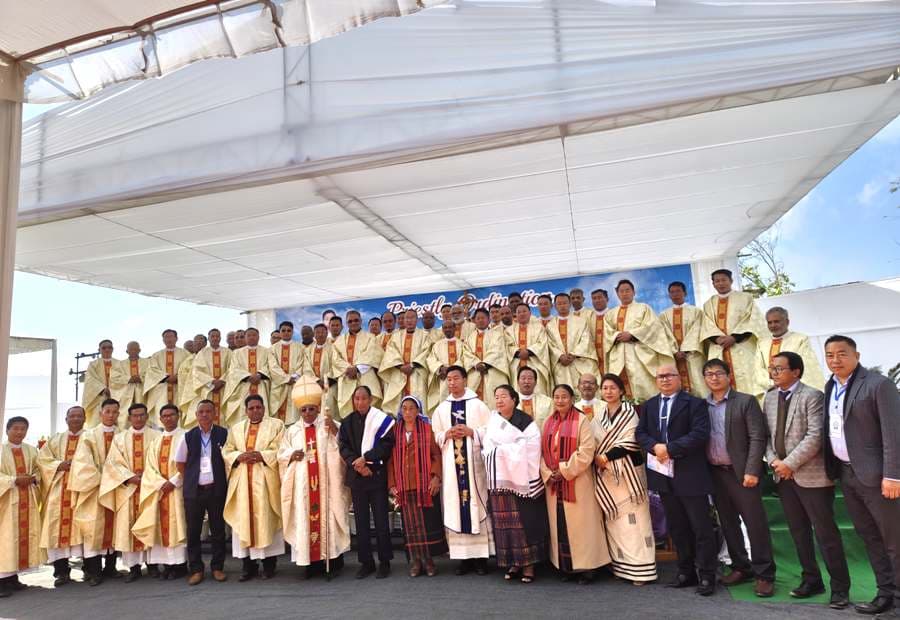 Longsa village gets first priest as Deacon James Ezung ordained