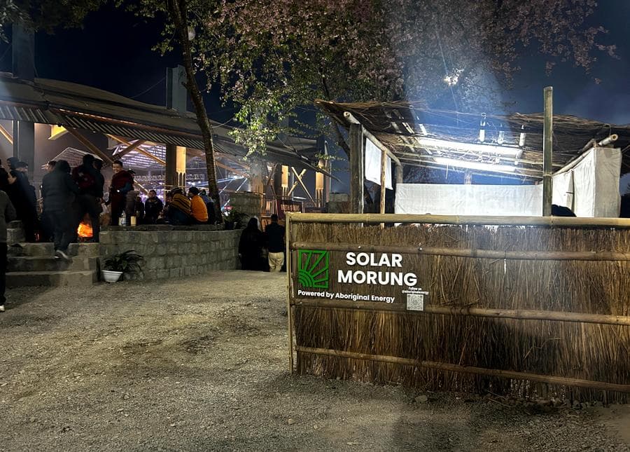 Solar morungs bring clean energy to Hornbill Festival