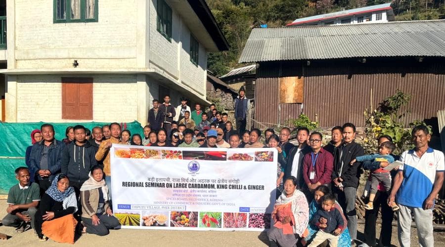 Spices Board conducts market linkage programme at Thipuzu village