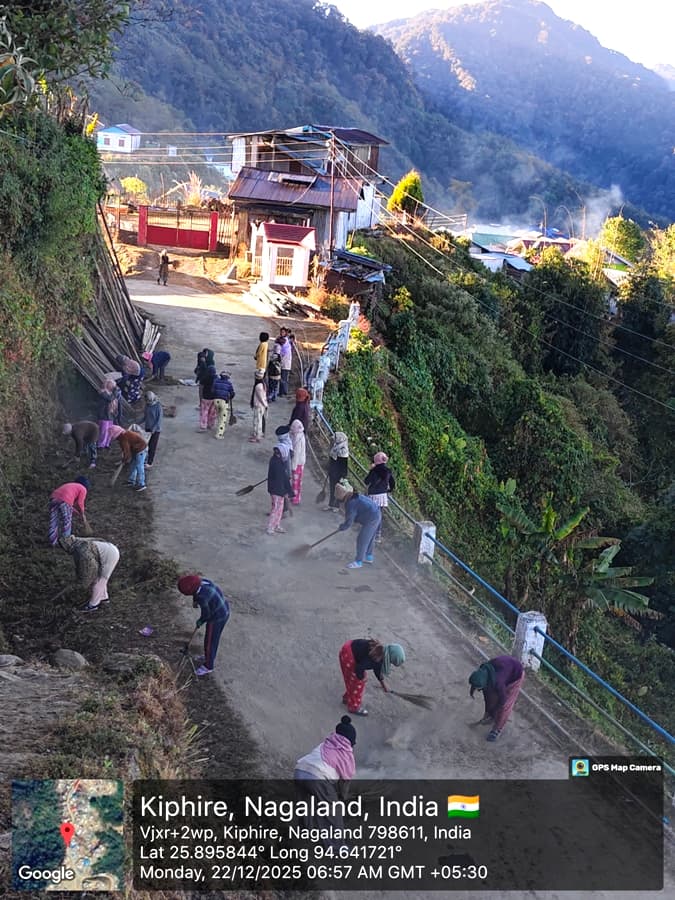 Swachh Bharat Abhiyan initiative held at Seyochung village