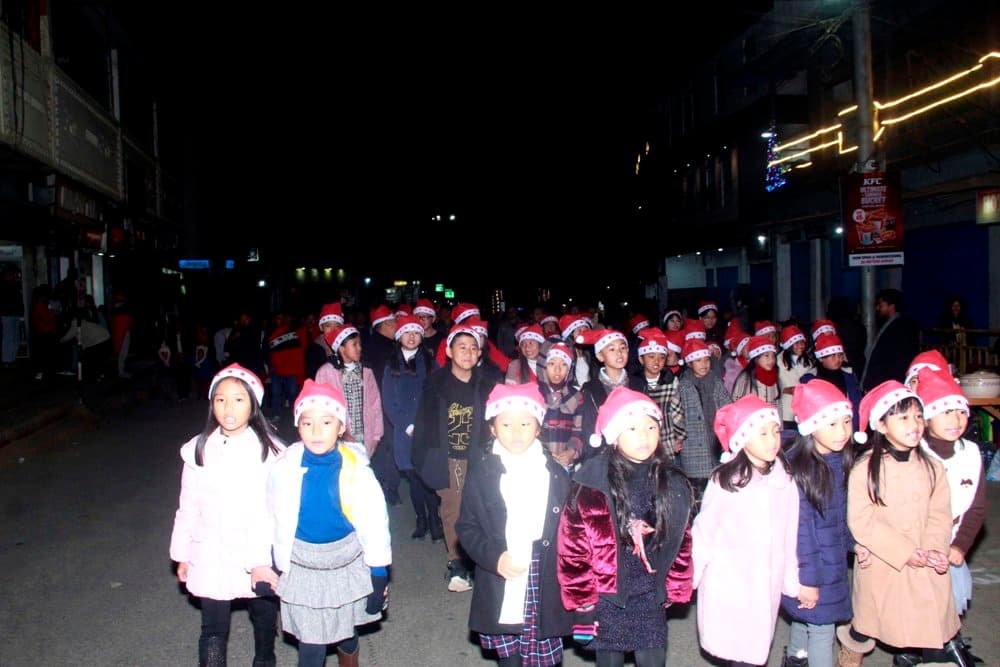 Winter Night Carnival illuminates Mokokchung with festive cheer