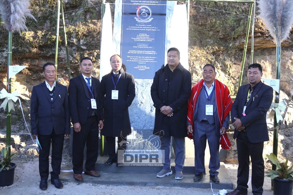 Yongshei Village Baptist Church celebrates platinum jubilee in Longleng