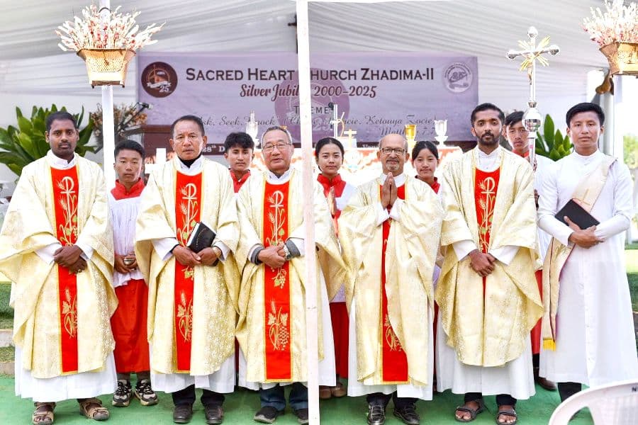 Zhadima-II Sacred Heart Church celebrates silver jubilee