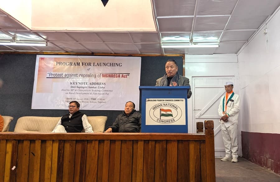 Nagaland Congress launches 45-day protest against repeal of MGNREGA
