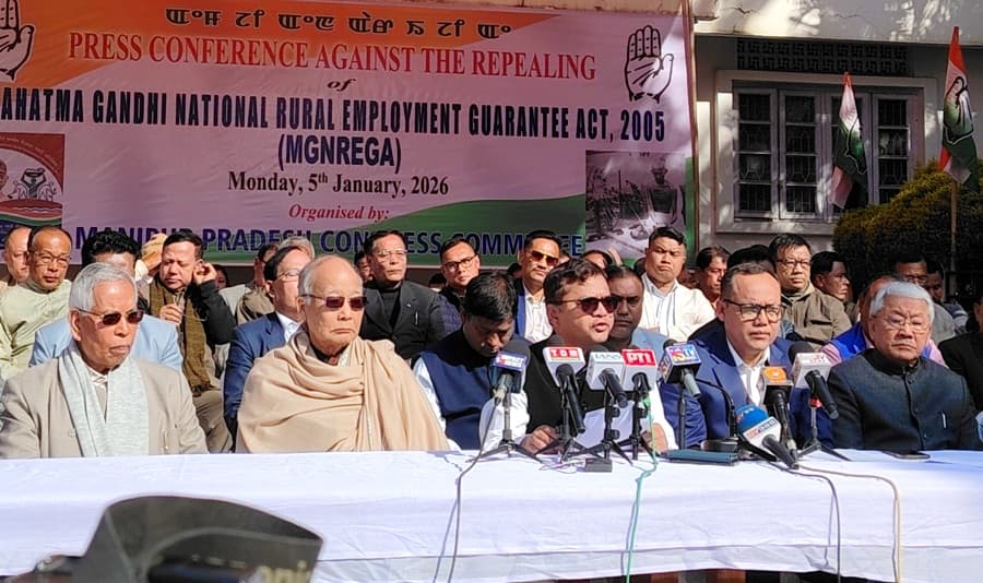 Manipur: Congress to launch 45-day protest against VB-G RAM G Act