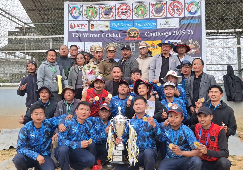 Genesis CC Old Riphyim win 30th Winter Cricket Challenge in Wokha