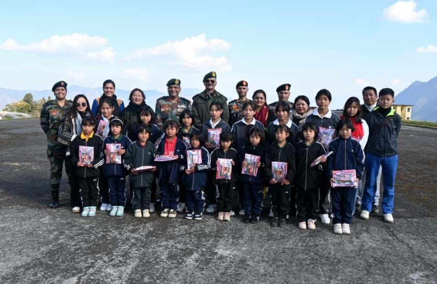 Assam Rifles conducts national integration tour, cleanliness drive