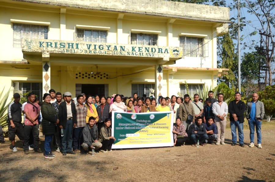 KVK Mon organises training under ‘National Mission on Natural Farming’