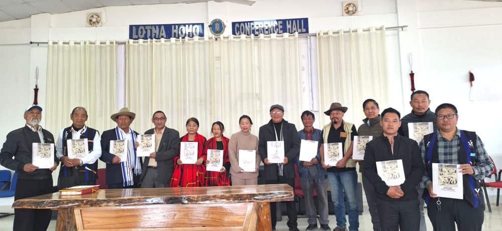 Lotha Hoho dedicates book on Lotha Naga traditional attire