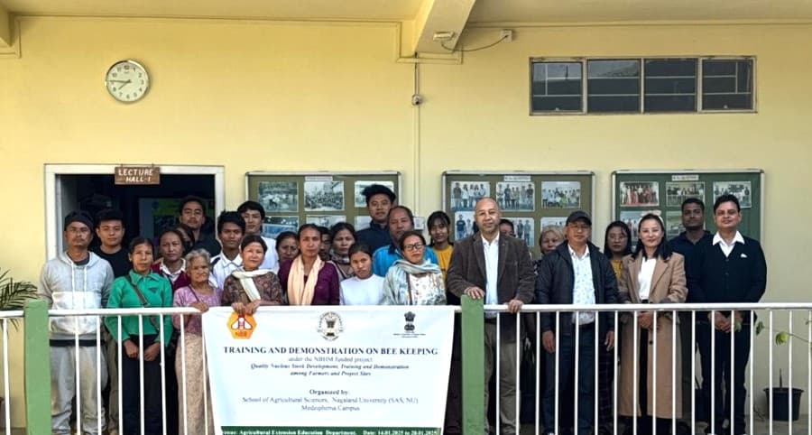 Nagaland University conducts training on scientific beekeeping