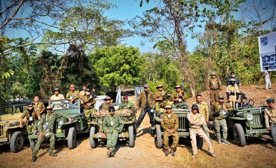 Nagaland Flatfenders Club takes lead in WW2 Jeeps Peace Rally