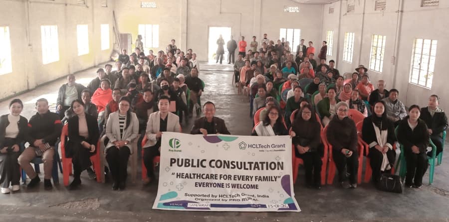 Pro Rural organises medical health camp in Jalukie