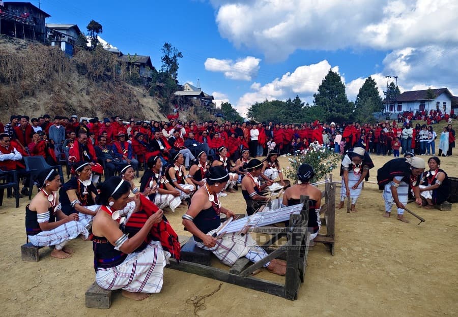Sangphur village hosts Tsüngkamnyo festival