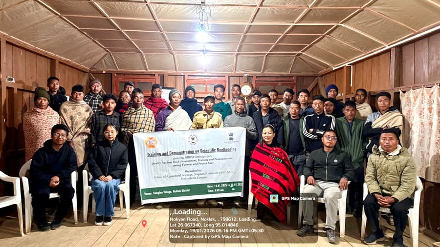 Scientific beekeeping training conducted in eastern Nagaland