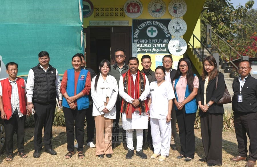 Union Minister of State BL Verma reviews palm oil project, inspects health facilities in Chümoukedima