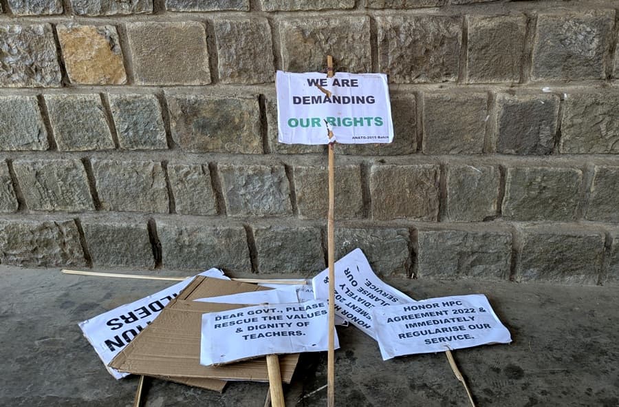 Nagaland ad hoc teachers announce hunger strike over regularisation