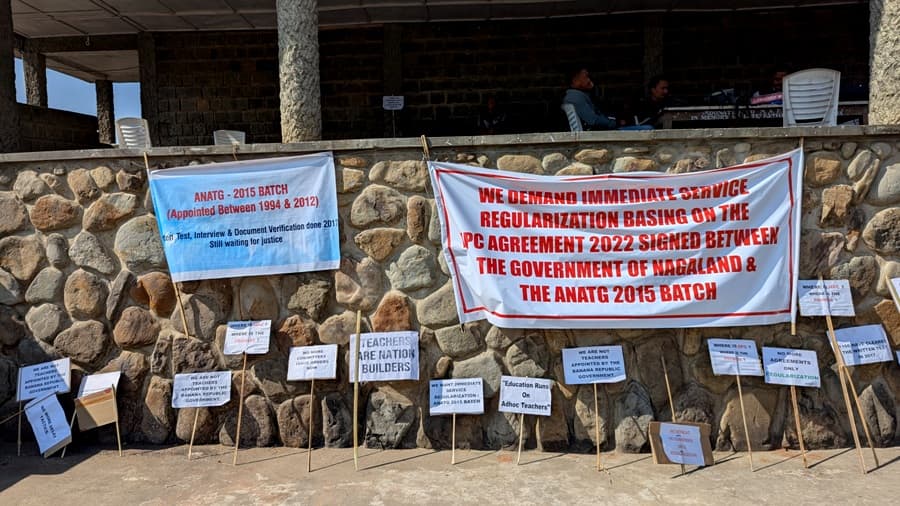 Nagaland ad hoc teachers announce hunger strike over regularisation
