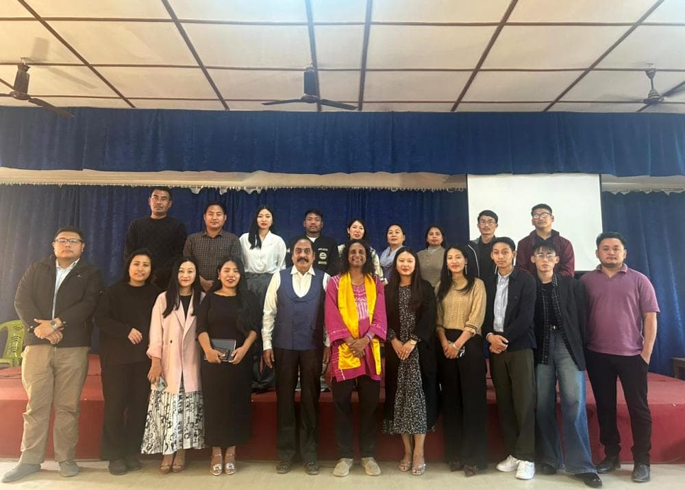 Global icon Benny Prasad ignites young minds at MGM College Dimapur