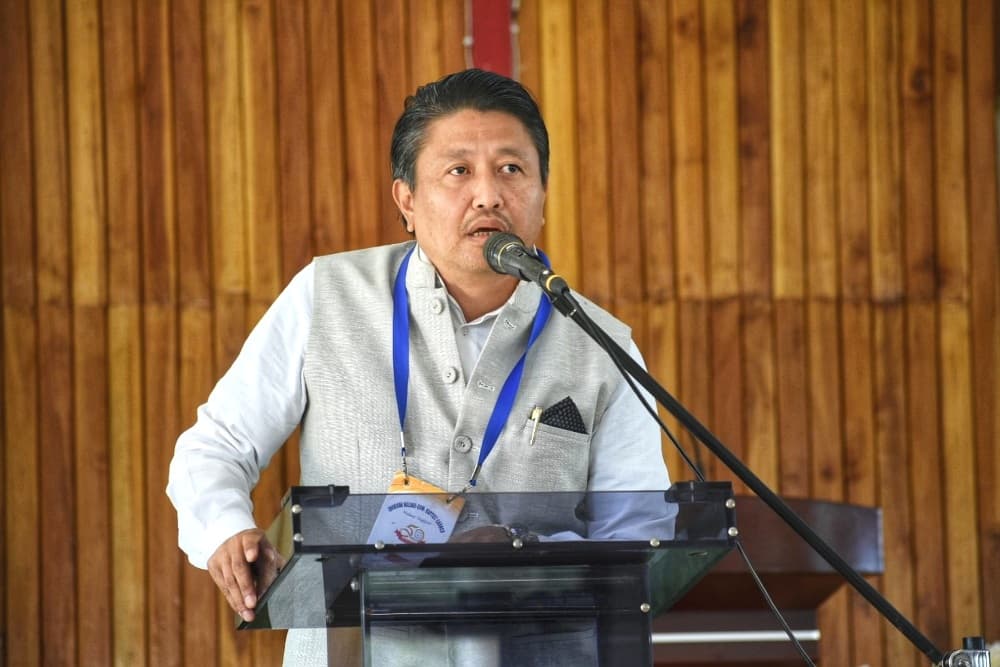 Minister Jacob Zhimomi attends Zhekishe village jubilee