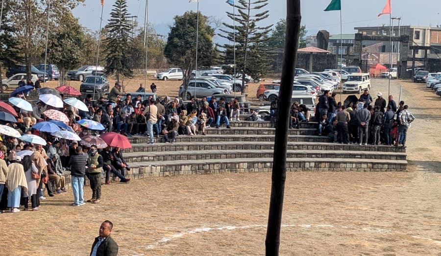 Years of waiting: Nagaland Ad hoc teachers take to streets again for regularisation