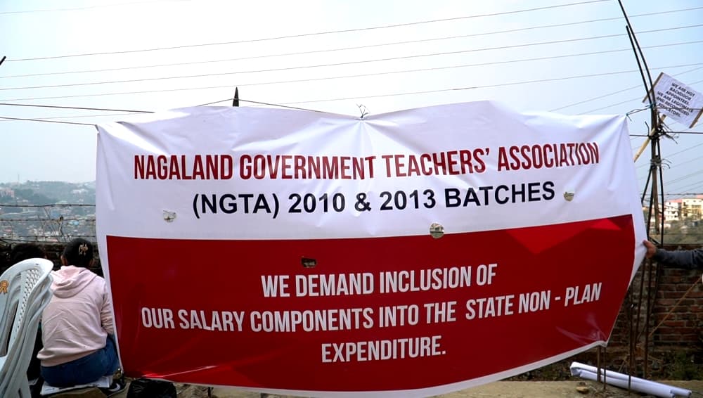 Nagaland Government Teachers’ Association begin peaceful sit-in over salary funding demand