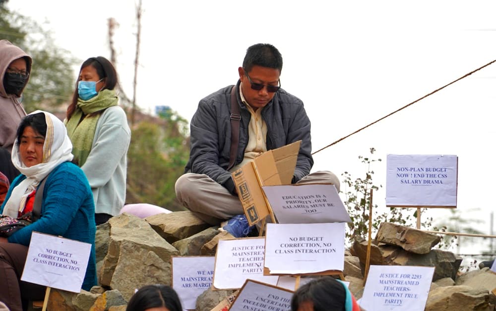 Nagaland Government Teachers’ Association begin peaceful sit-in over salary funding demand