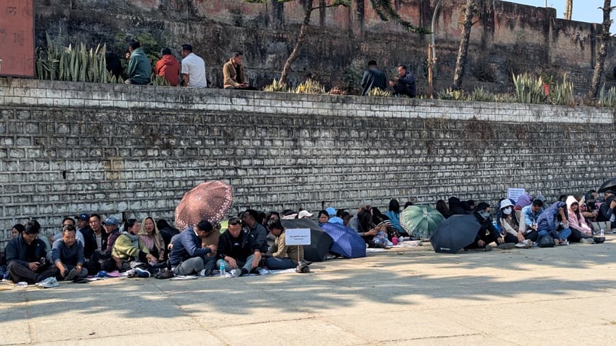 Nagaland: ANATG escalates protest, begins indefinite hunger strike over regularisation