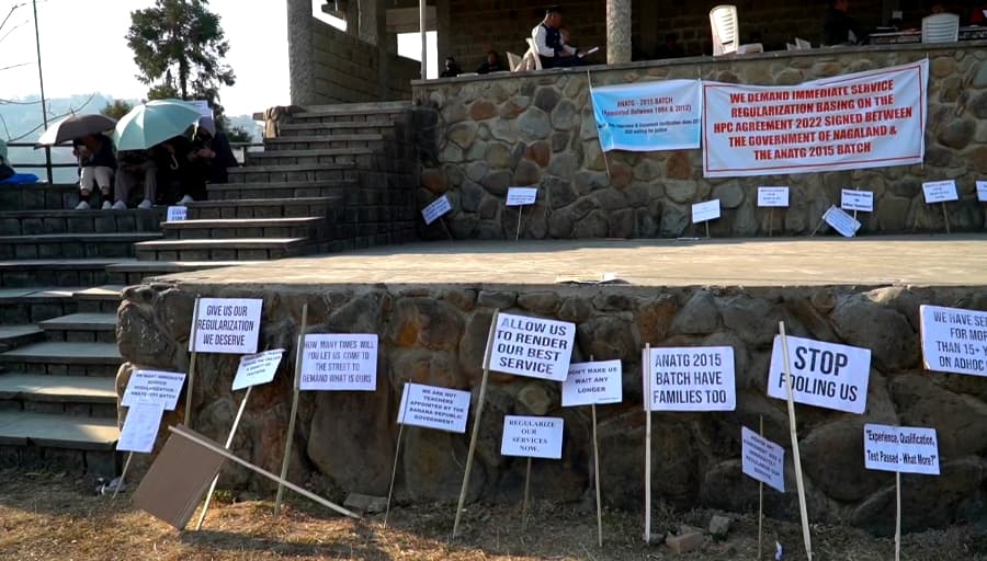 Nagaland ad hoc teachers to begin hunger strike from February 11 after ‘no response’ from government