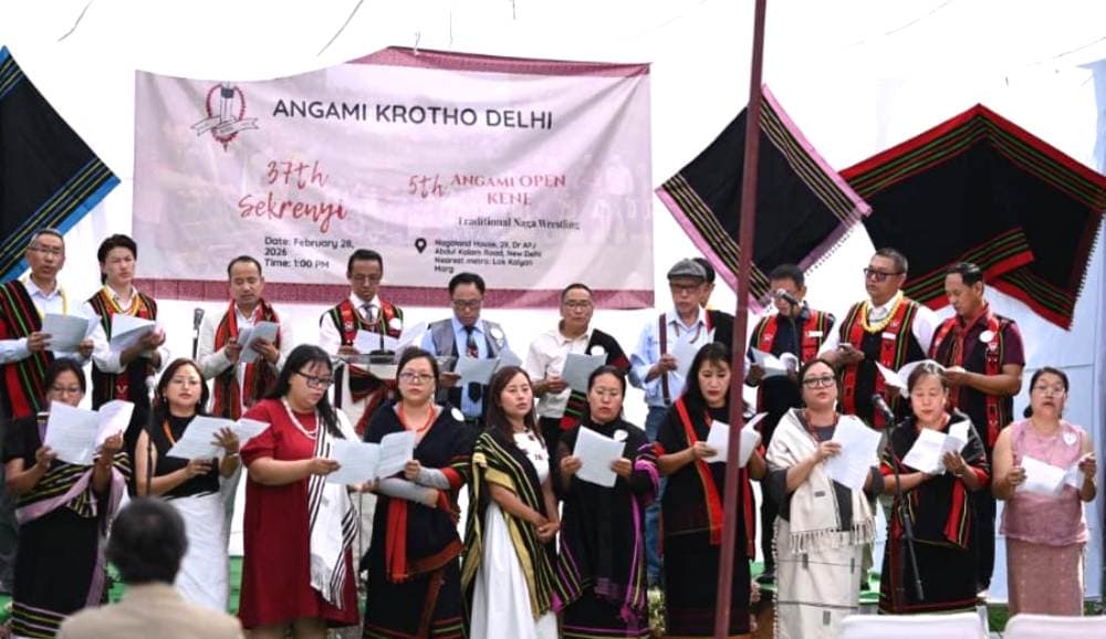 Angami Krotho Delhi celebrates 37th Sekrenyi Festival