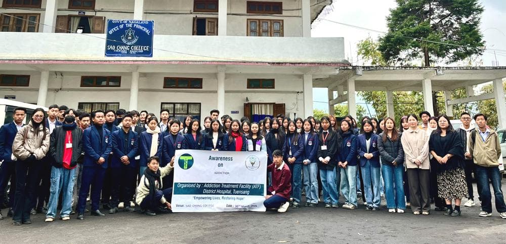 Awareness programme on addiction conducted at Sao Chang College