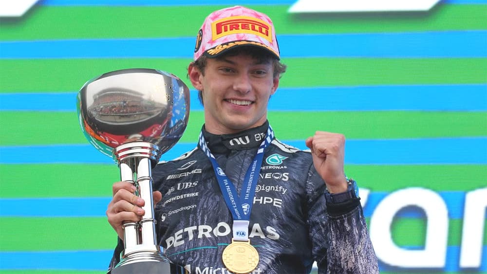 19-year-old Kimi Antonelli of Mercedes wins Japanese GP for second straight victory