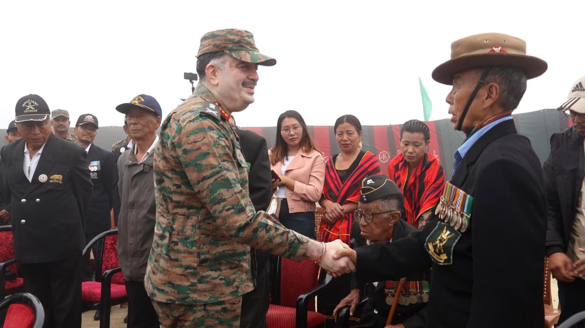 Lt. Gen. Pendharkar lays war memorial foundation in Wokha