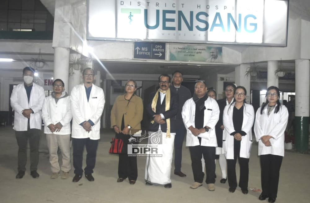 MoS George Kurian reviews key schemes, meets tribal leaders in Tuensang