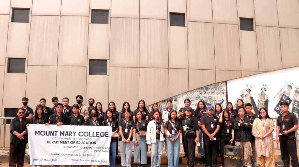 Mount Mary College conducts outreach at Dimapur Railway Station