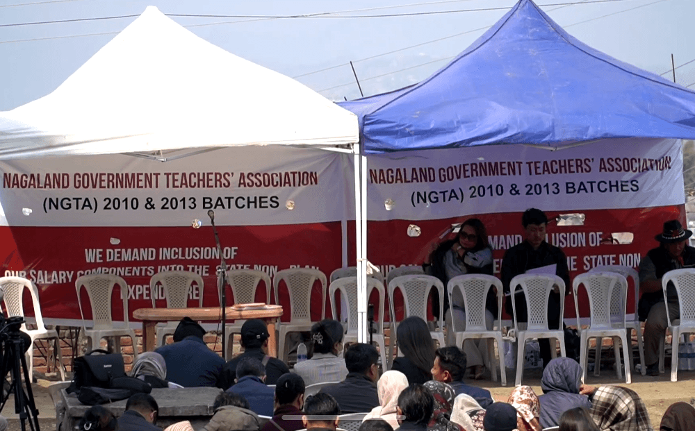 Nagaland government teachers suspends protest after NSF, ENSF intervention