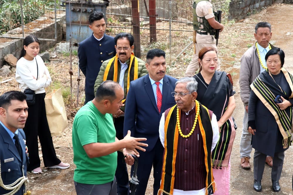 Nagaland Governor Nand Kishore visits historic Khonoma Village