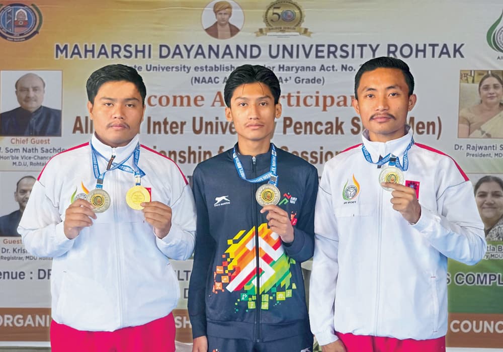 Nagaland athletes shine at All India University Pencak Silat Championship