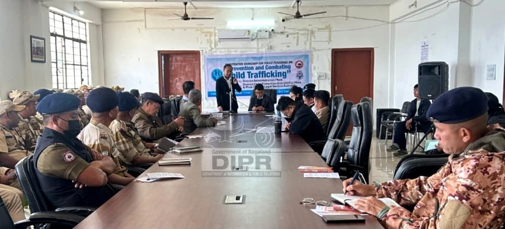 Sensitisation workshop on child trafficking held in Phek