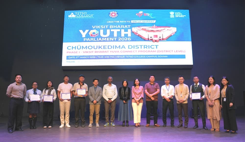 Viksit Bharat Youth Parliament programme held at Tetso College