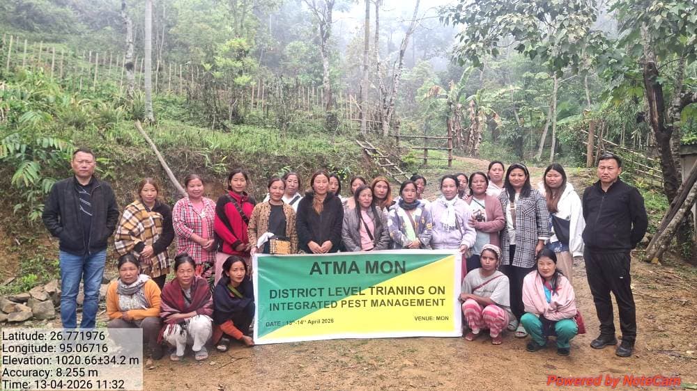 ATMA Mon conducts training on pest management, water harvesting