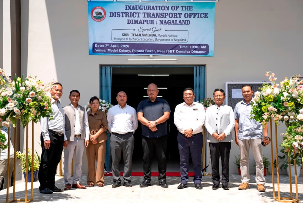 Advisor Temjenmenba inaugurates District Transport Office Dimapur