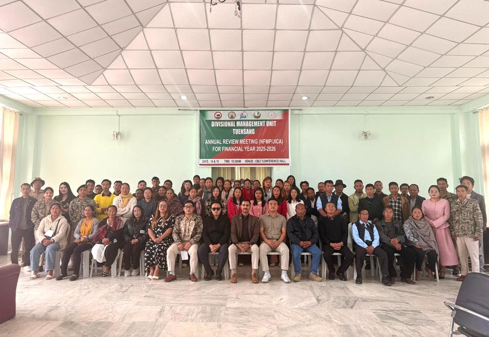 Tuensang Forest Division holds NFMP annual review meeting