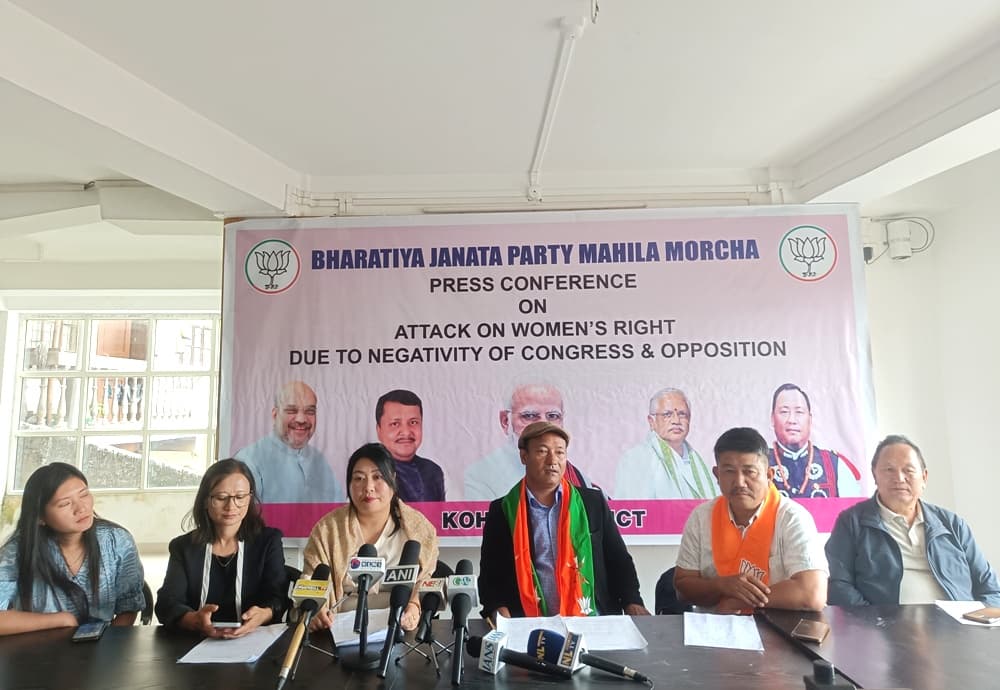 BJP Kohima unit appeals citizens to support women's reservation
