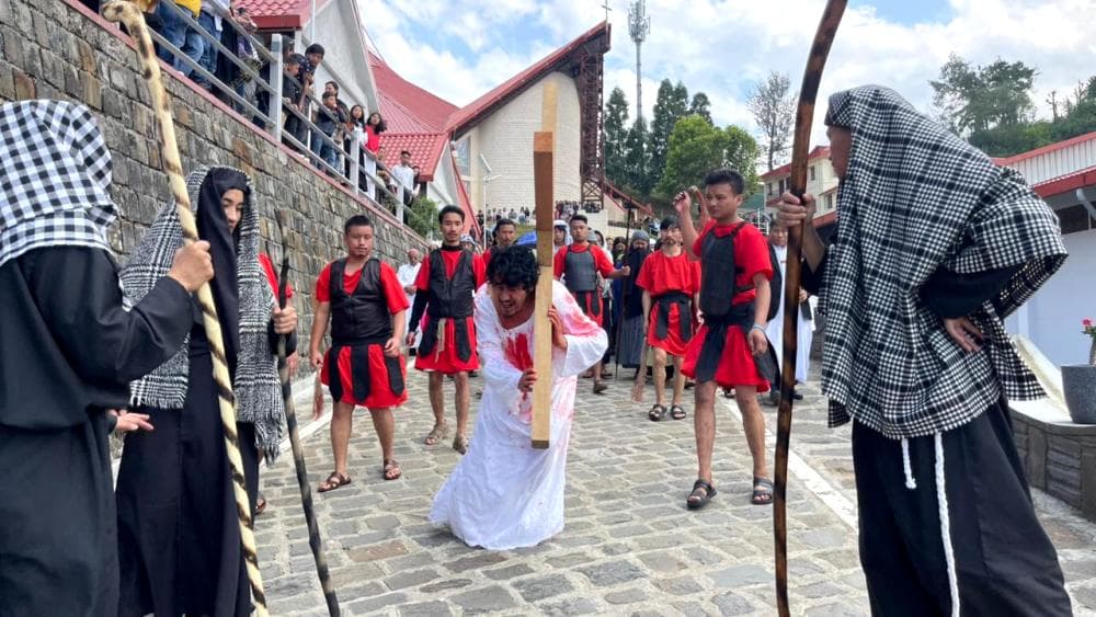 Catholics observe Good Friday with prayers in Kohima, Kiphire